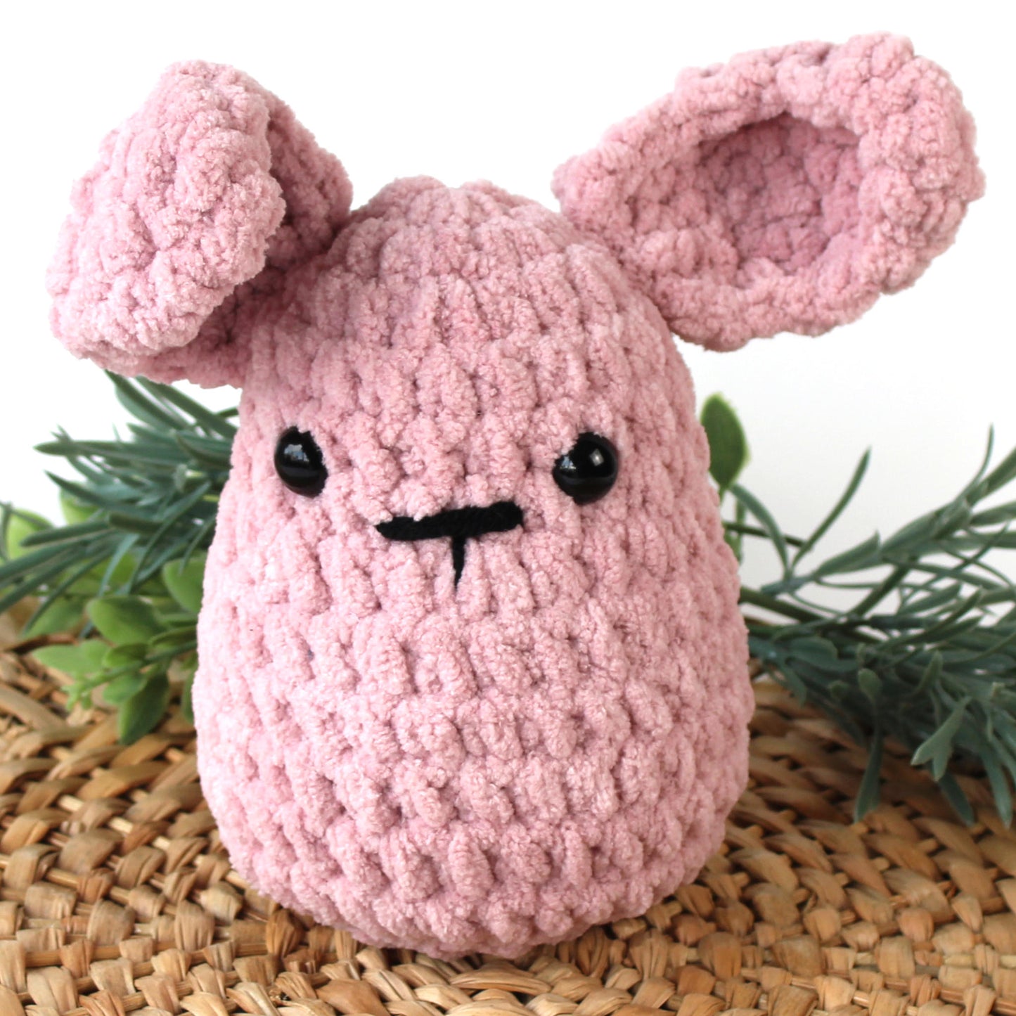 Handmade Plush Chubby Bunny