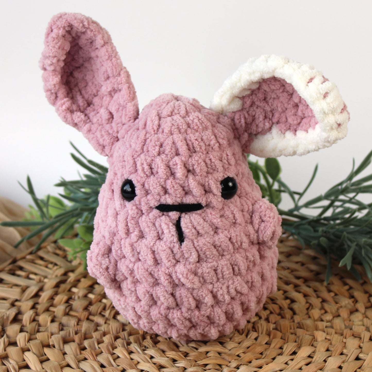 Handmade Plush Chubby Bunny