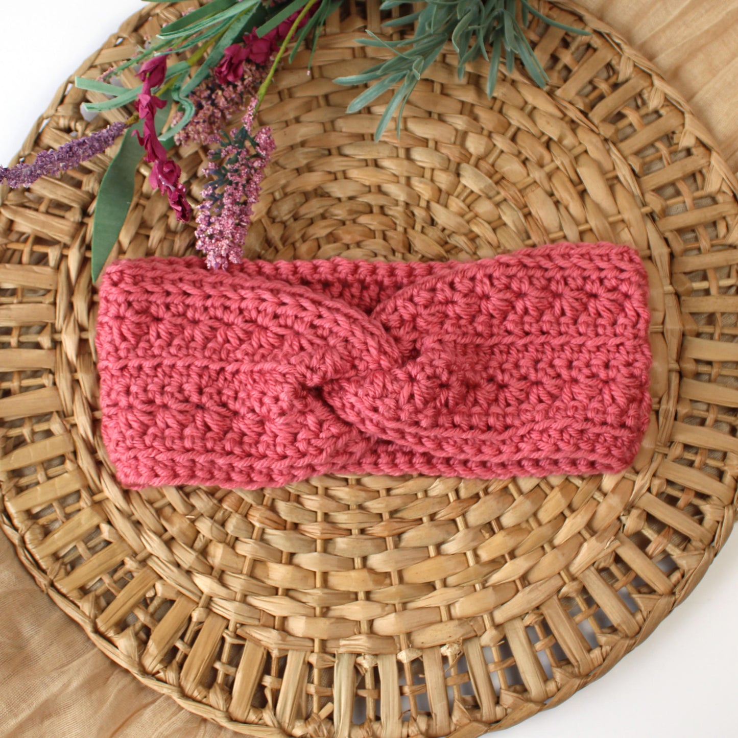 Starlit Swirl Crochet Headband