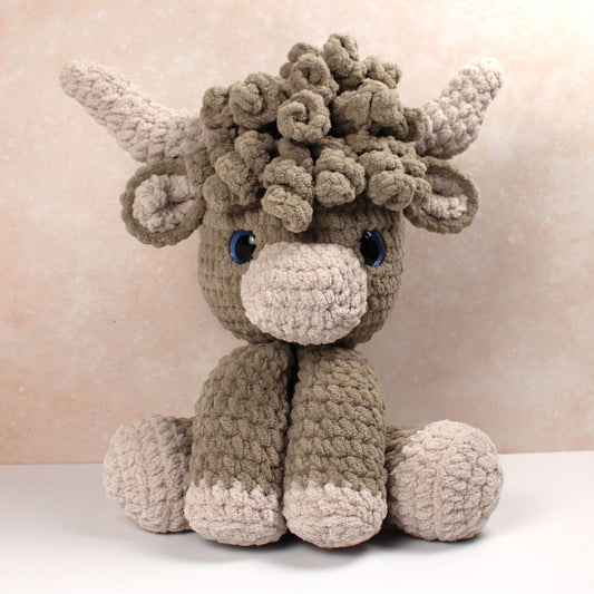 Handmade Highland Cow Plush