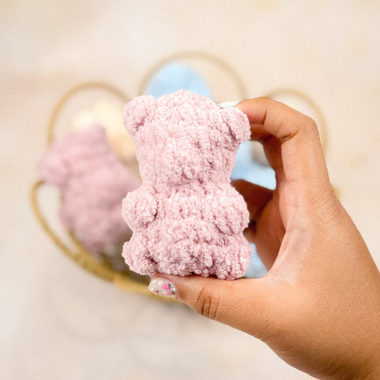 Gummy bear plushie