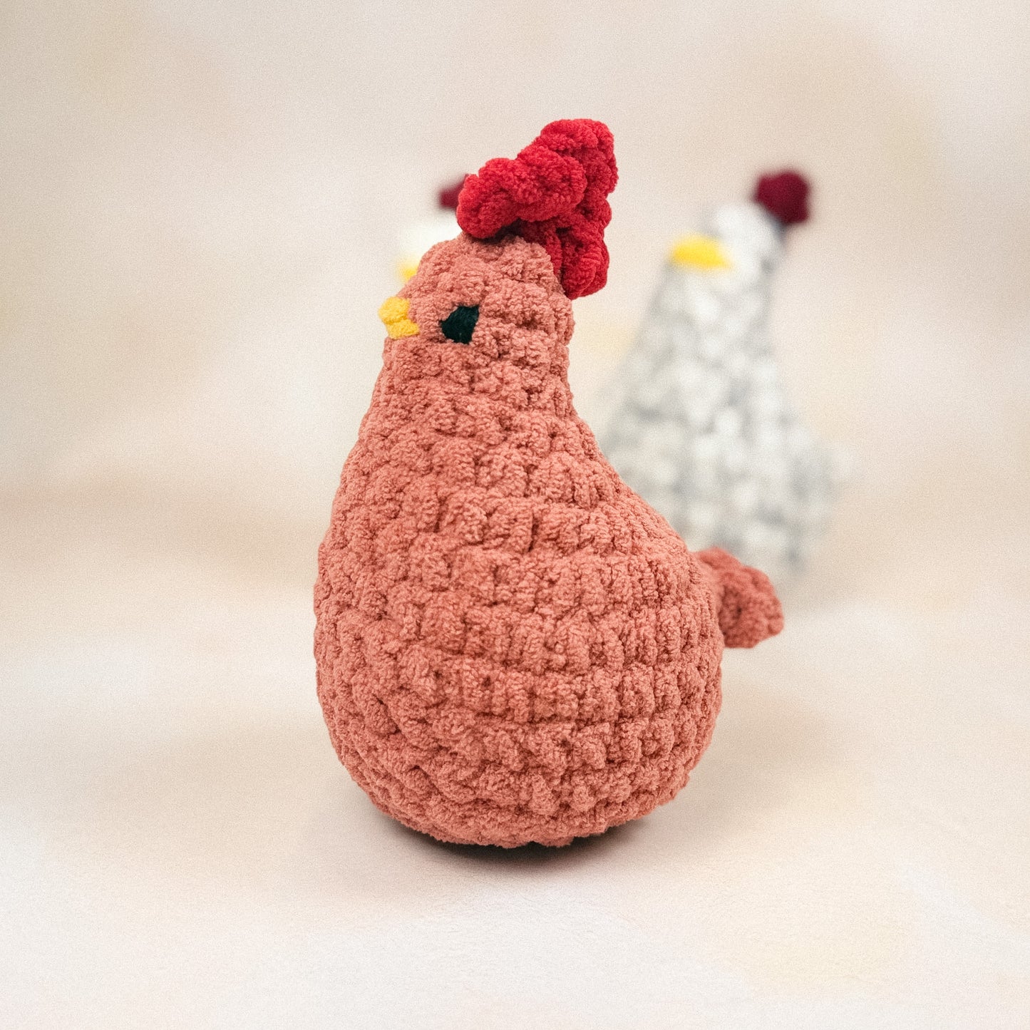 Handmade Plush Chicken