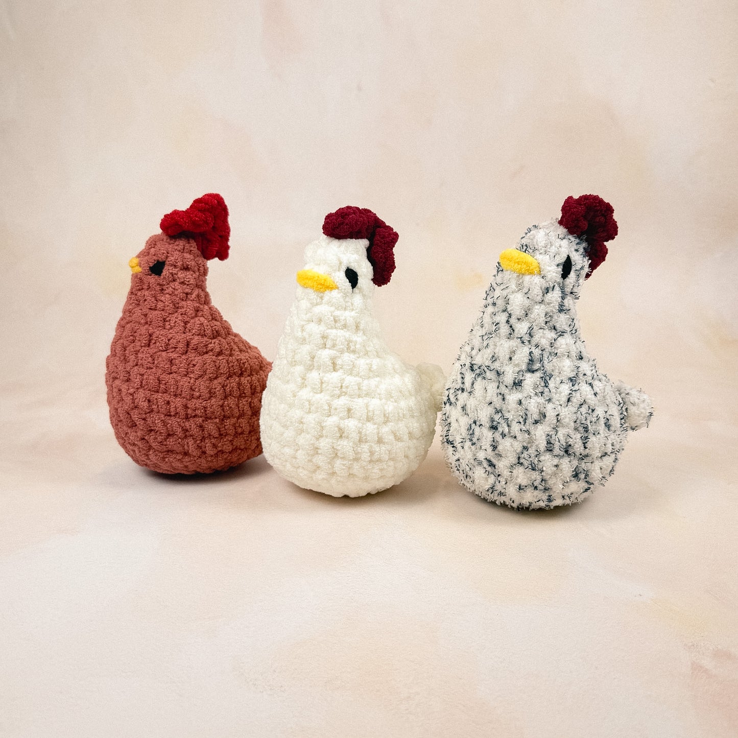 Handmade Plush Chicken