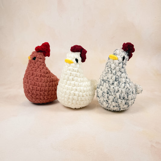 Handmade Plush Chicken