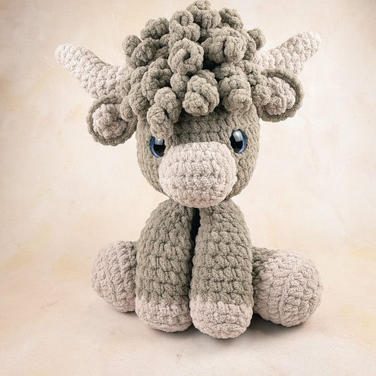 Handmade Highland Cow Plush
