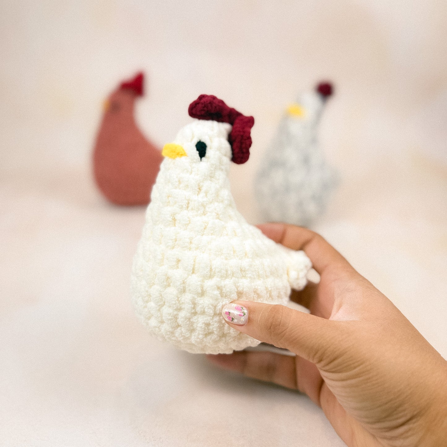 Handmade Plush Chicken