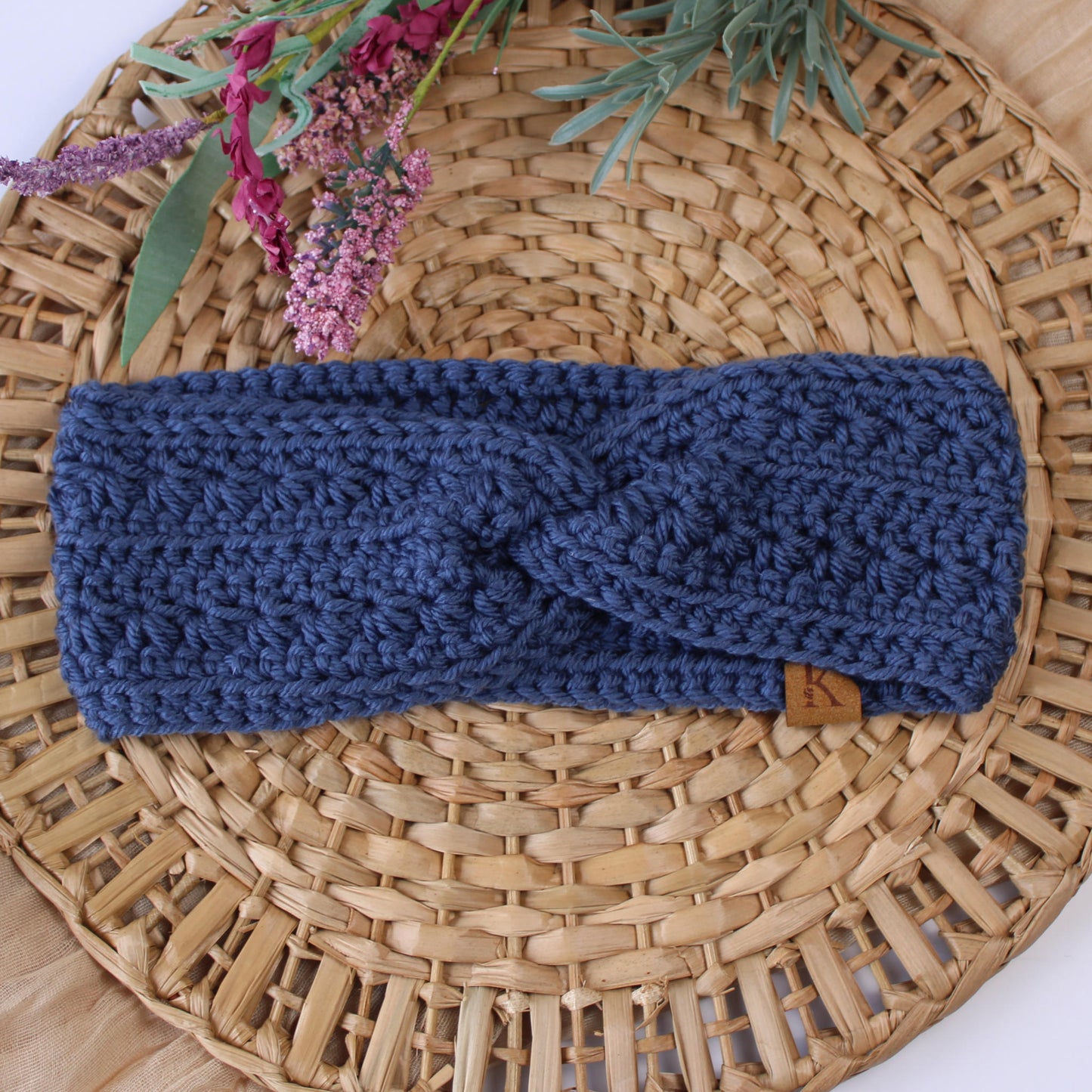 Starlit Swirl Crochet Headband