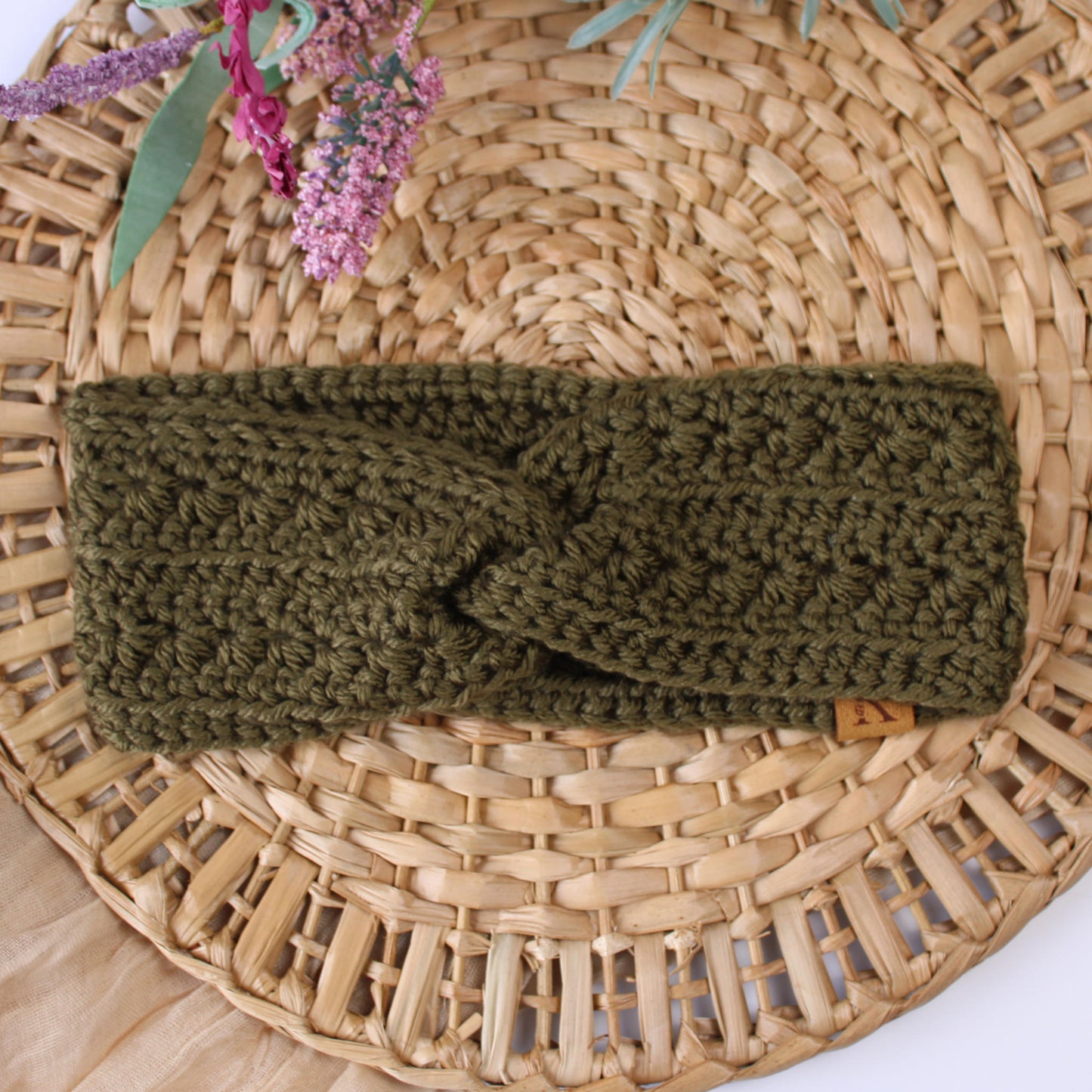 Starlit Swirl Crochet Headband